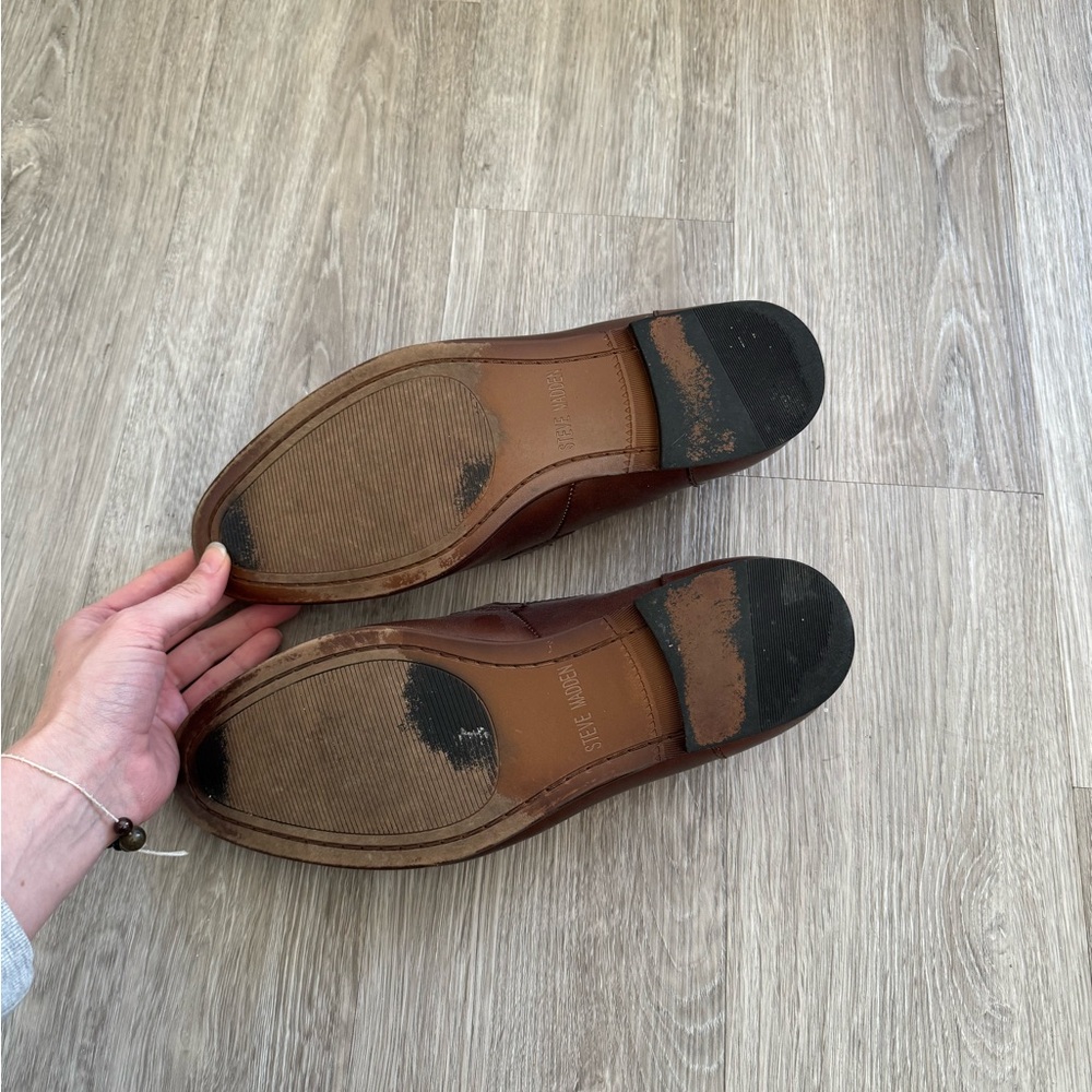 Steve Madden Leather Slip-Ons - Picture 5 of 5